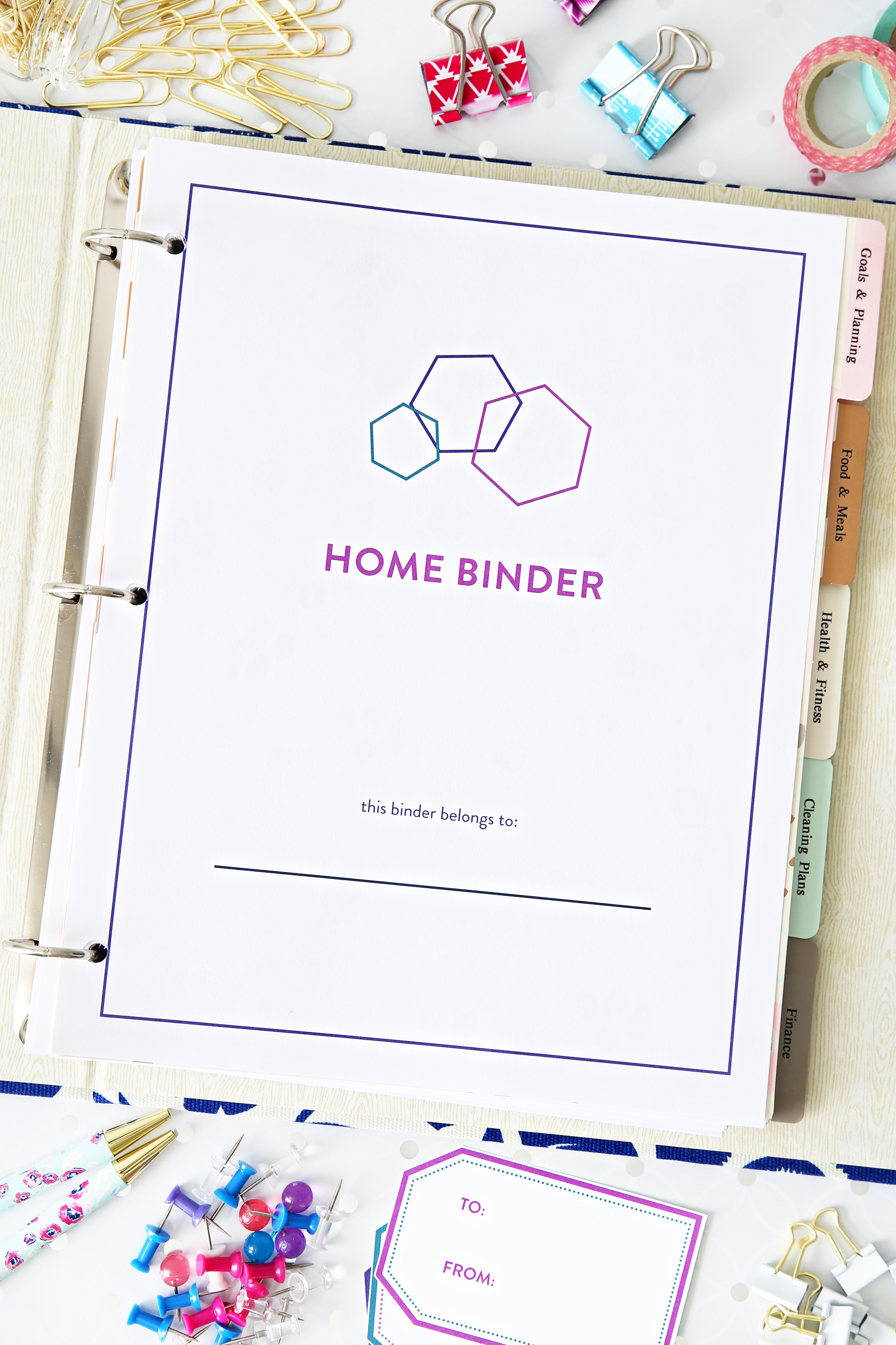 My Home Binder and Planner Tour! - Just a Girl and Her Blog