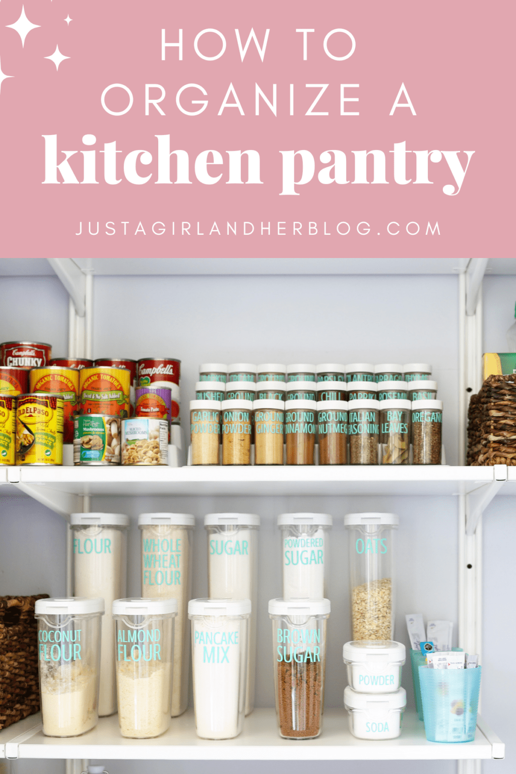 How to Organize a Kitchen Pantry | Abby Organizes