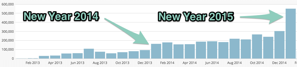 January 2015 Traffic and Income Report | Abby Organizes