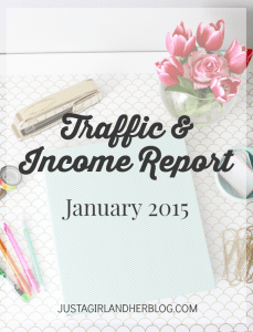 January 2015 Traffic and Income Report | Abby Organizes