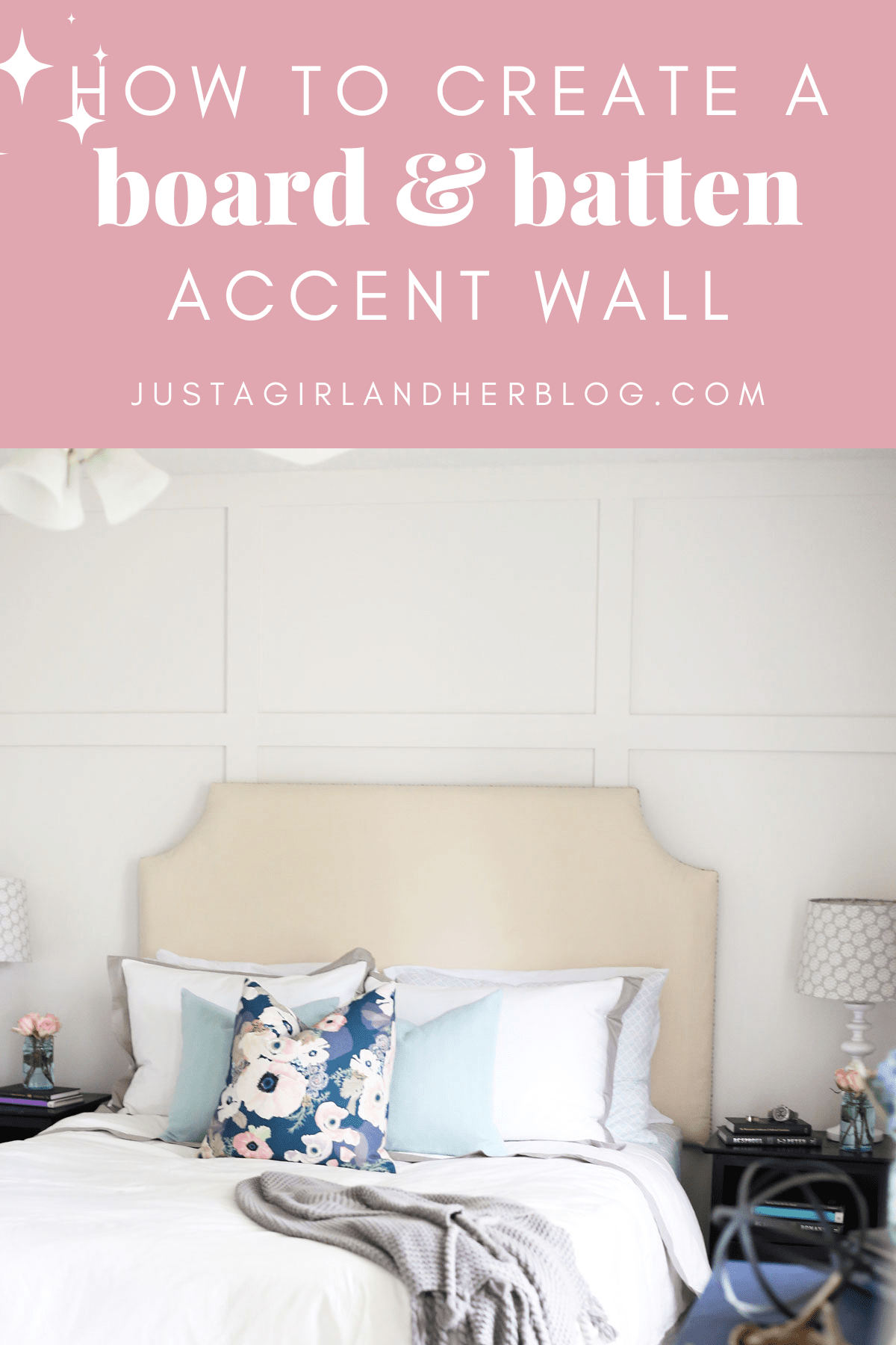 How to Create a Board and Batten Accent Wall | Abby Organizes