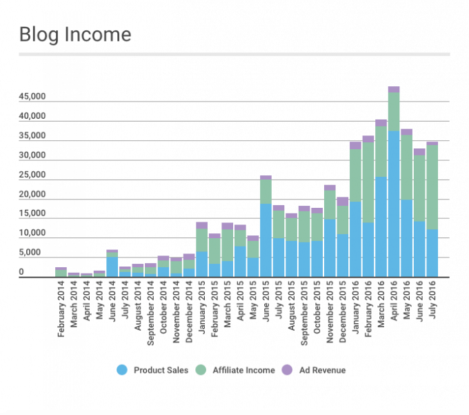 July 2016 Traffic and Income Report | Abby Organizes