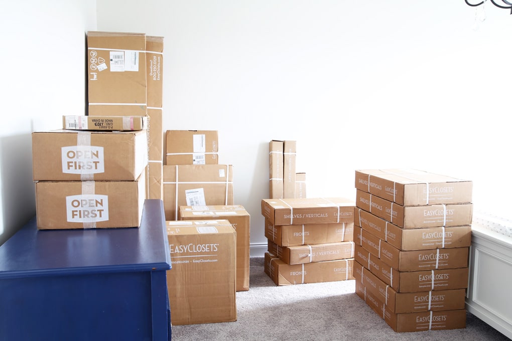 Installing a Custom Closet System from EasyClosets | Abby Organizes