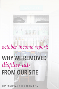 October 2016 Traffic and Income Report | Abby Organizes