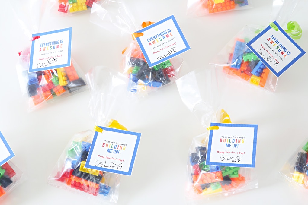 LEGO - Inspired Printable Valentines | Abby Organizes