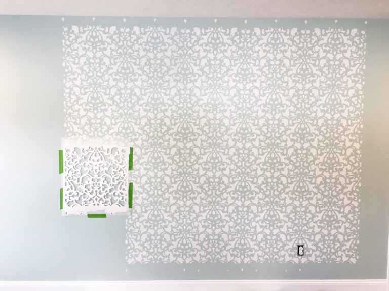 How to Stencil a Wall: A Beginner's Guide to Allover Wall Stenciling