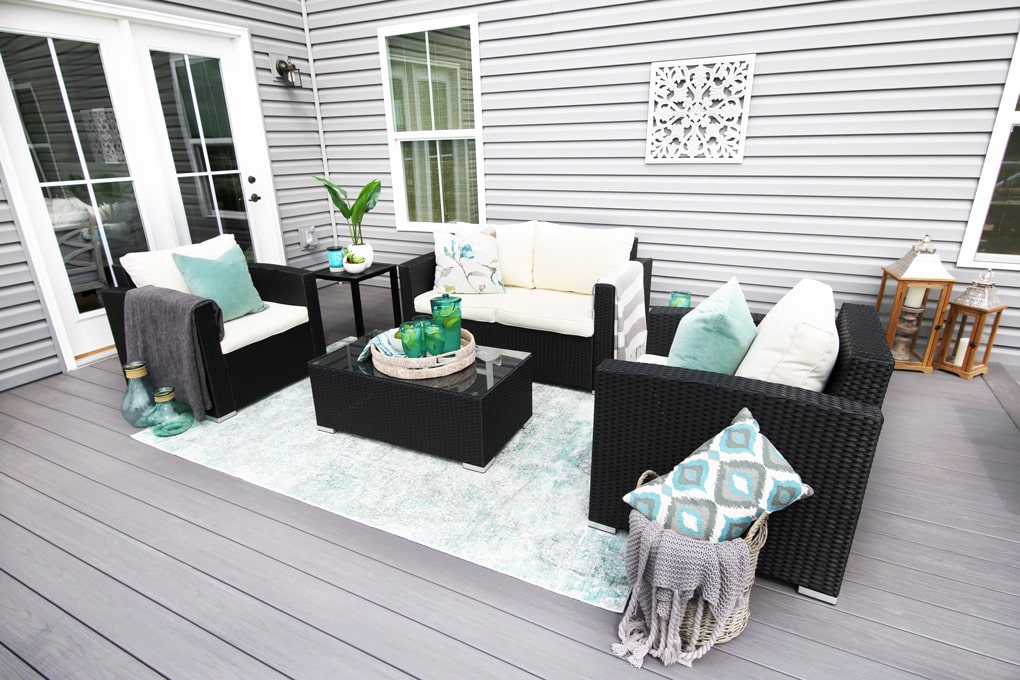 Summer Deck Decorating Ideas | Abby Organizes
