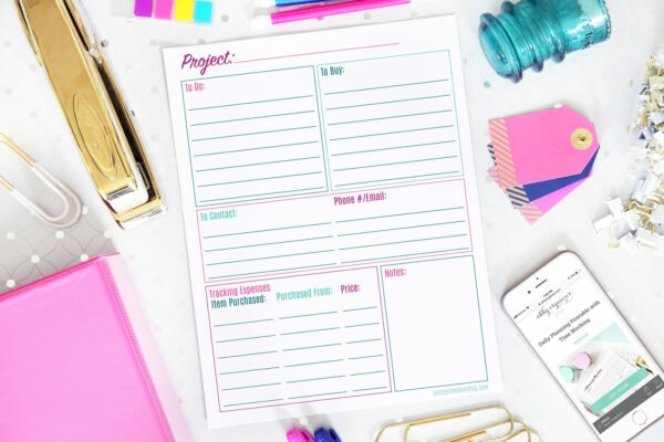 Organized Home Binder with Free Printables! | Abby Organizes