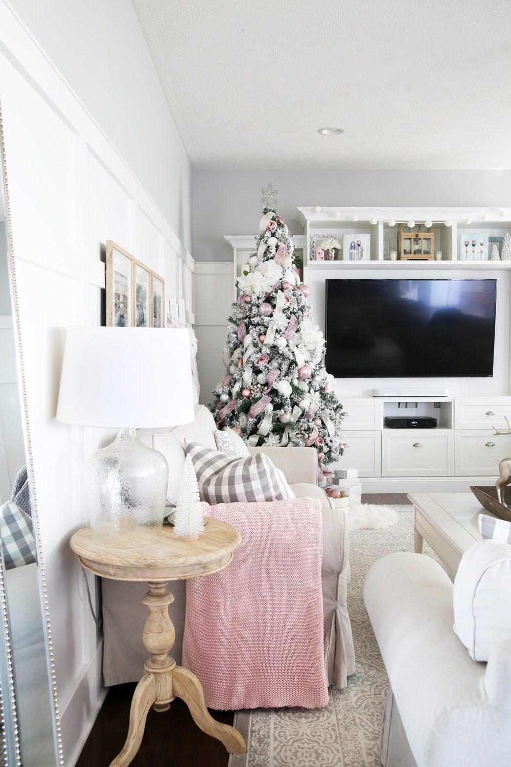 Pink Christmas Home Tour | Abby Organizes