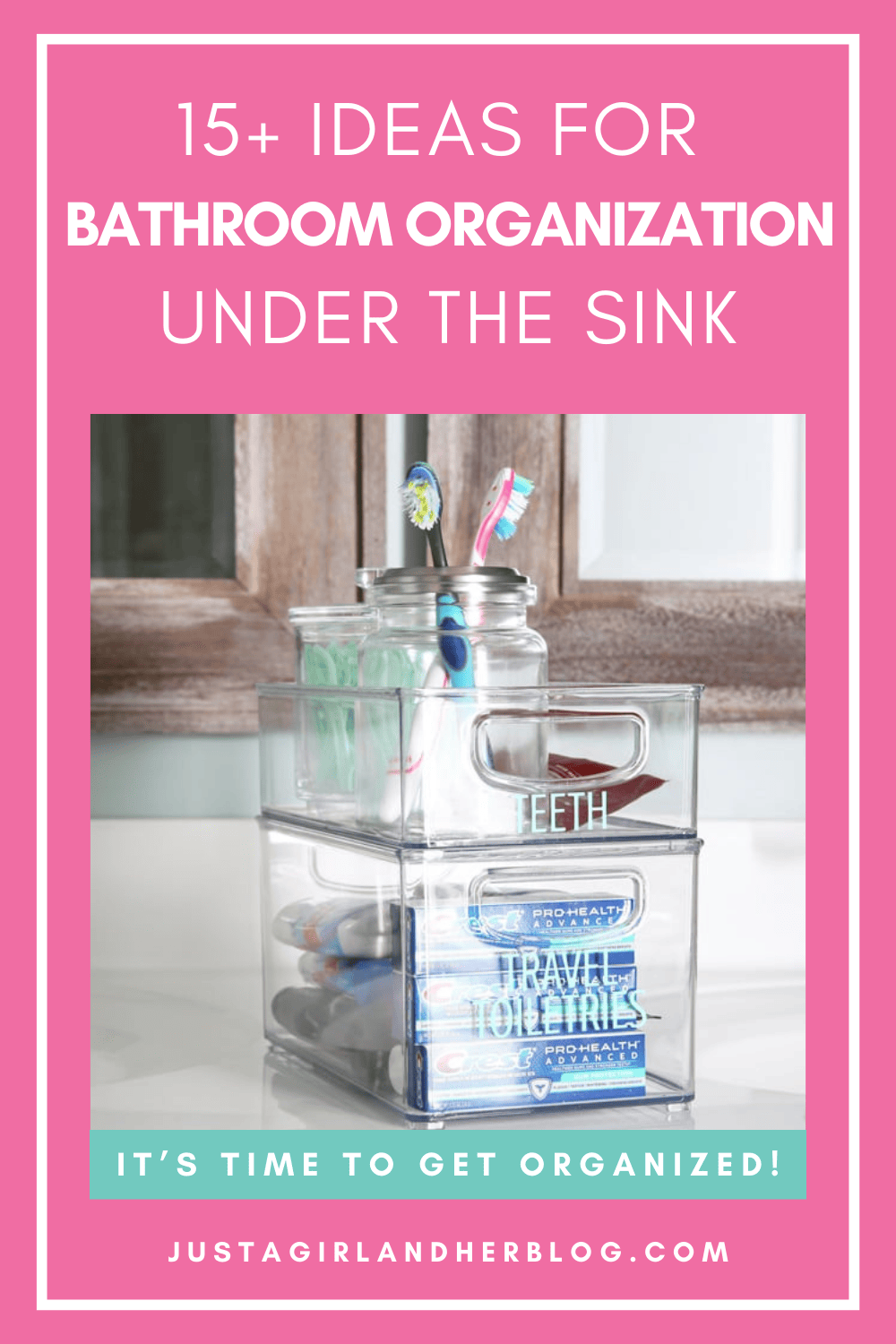 15+ Bathroom Organization Under the Sink Ideas | Abby Organizes